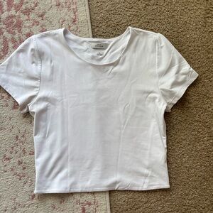 Aritzia Babaton Contour White Tee